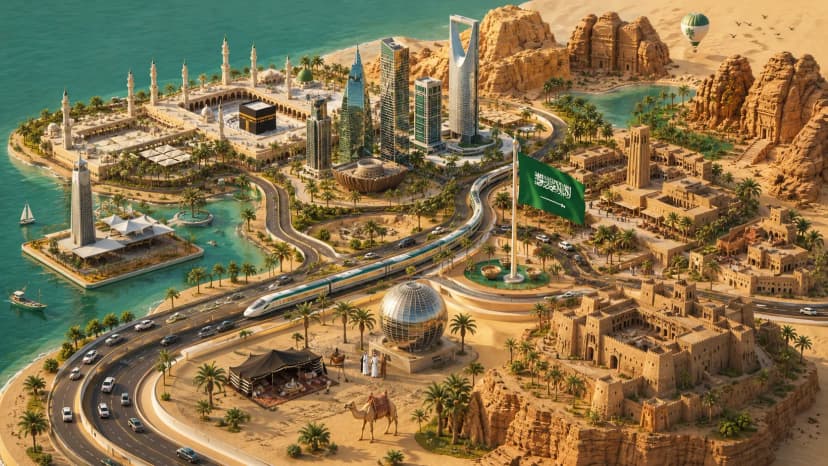 Residential buildings in Saudi Arabia