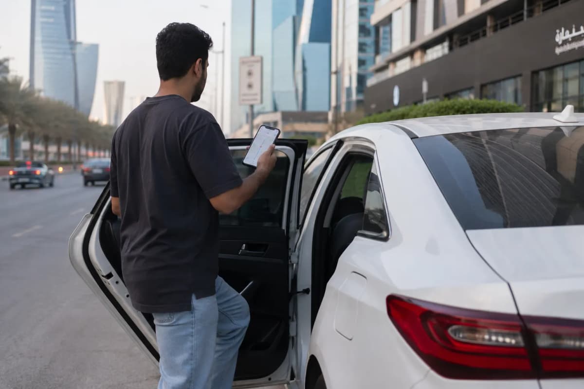 Using ride-hailing apps in Saudi Arabia