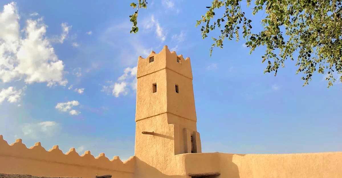 Diriyah Gate district with restaurants and heritage buildings